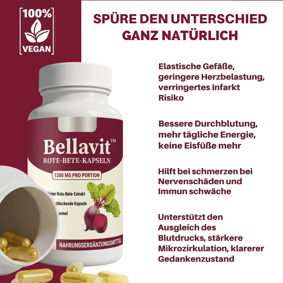 Bellavit™ Rote Bete Kapseln